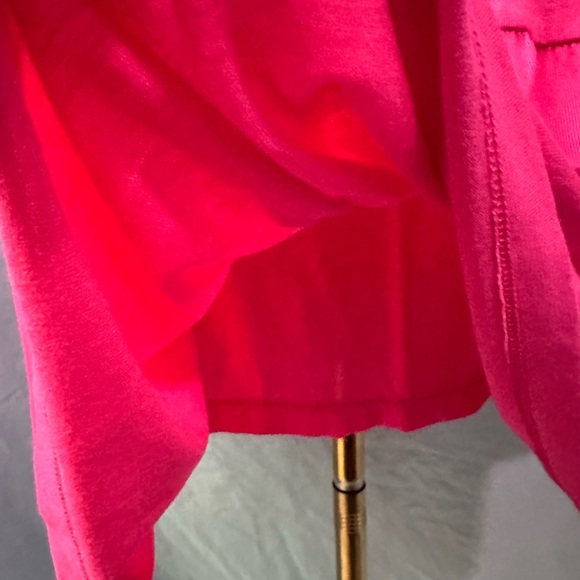 Juicy Couture Hot Pink Strapless Elastic Tube Top Mini Dress Ruffle Skirt Medium - Picture 5 of 7